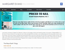 Tablet Screenshot of margaretevans.com